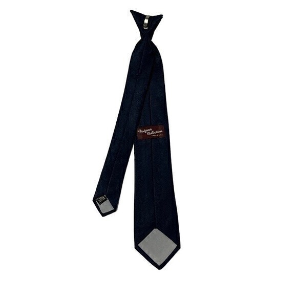 Gino Cappeli Navy Blue Pinstripe Blazer Vest Clip on Tie Set Size 42L‎ - Picture 15 of 16